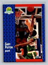 1991-92 Fleer Gary Payton #194 Seattle SuperSonics - £1.68 GBP