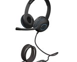 Cyber Acoustics Stereo USB Headset (AC-5008A), in-line Controls for Volu... - £21.94 GBP