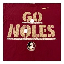 Florida State Seminoles Nike Shirt Size Mens XL FSU GO Noles Tee Tshirt Football - £22.15 GBP