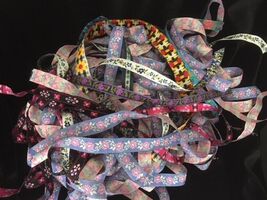 100 Yds jacquard Ribbon Craft Embellish Sewing Mix Lot RANDOM PICK GRAB ... - $24.66