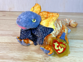 Slayer the Frilled Lizard - Ty Beanie Baby - Pristine Condition w/ tag p... - $7.87