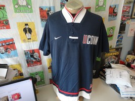 Vintage UCONN Connecticut Huskies Nike Basketball Warm Up Shooting Shirt 2XL - £55.38 GBP