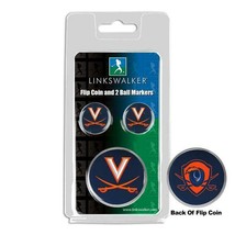 Virginia Cavaliers Flip Coin and 2 Golf Ball Marker Pack - £11.42 GBP