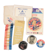8 Political Souvenirs Roosevelt Delegate Ribbons Perot 92 Nixon - $46.74