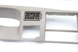 99-04 FORD F-350 SD DASH CLUSTER RADIO BEZEL TRIM PANEL TAN E0849 image 4