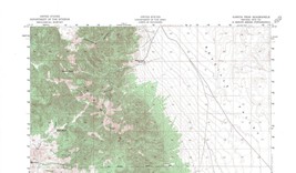 Kawich Peak Quadrangle Nevada 1952 Topo Map USGS 1:62500 Topographic - £17.30 GBP