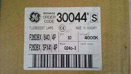 GE Fluorescent Lamps OrderCode 30044 F26DBX/840/4P Box of 10 - $19.59