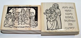 Nativity Scene, Holy Family Christmas New Rubber Stamps - £9.01 GBP