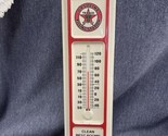 Texaco Gas Oil Service Filling Station Clean Restroom thermometer 13” Works - £48.26 GBP