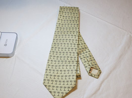 Off Island by Tommy Bahama menswear neck tie silk handmad Palm Tree Mens 56&quot; EUC - £20.11 GBP