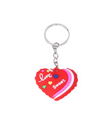 creative soft pvc sweet love heart shape pedant keychain - $8.90