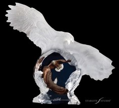 Eagle Spirit Lucite Art Cremation Urn - £731.52 GBP