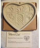 Pampered Chef Hospitality Heart Cookie Mold #2925 New Pineapple Heritage... - £6.38 GBP