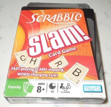Scrabble Slam! Card Game by Parker Brothers 2008 edition Hasbro SEALED - £2.35 GBP