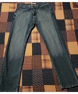 Levi Strauss &amp; Co. ~ 34 x 32 ~ Signature ~ Straight Leg ~ Denim Blue Jeans - $49.11 CAD