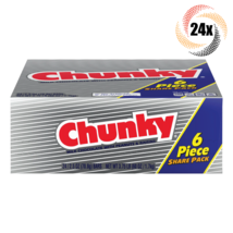 Full Box 24x Packs Chunky Chocolate Raisin &amp; Peanut King Size Candy 2.5oz - £43.51 GBP
