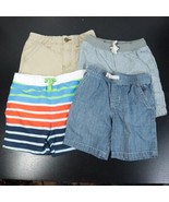 4pc Toddler Boy&#39;s 4T/5T Mixed Casual Board Bermuda Summer Shorts Bundle Lot - £14.26 GBP