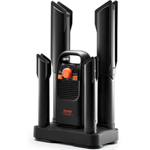 VEVOR Shoe Dryer with Timer, Detachable 4 Tubes Boot Dryers, Black &amp; Orange - $64.99