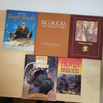 Lot Of 5 Hunting Books Deer and Turkeys hardback and paperback - £20.51 GBP