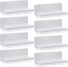 Self-Adhesive Wall Shelves For The Bedroom, Gaming Room, Living Room,, 8... - £30.63 GBP