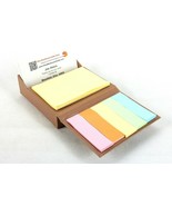 Business Card Holder w/Sticky Notes &amp; Scratch Paper, Recycled, Sweda# DK... - $6.81