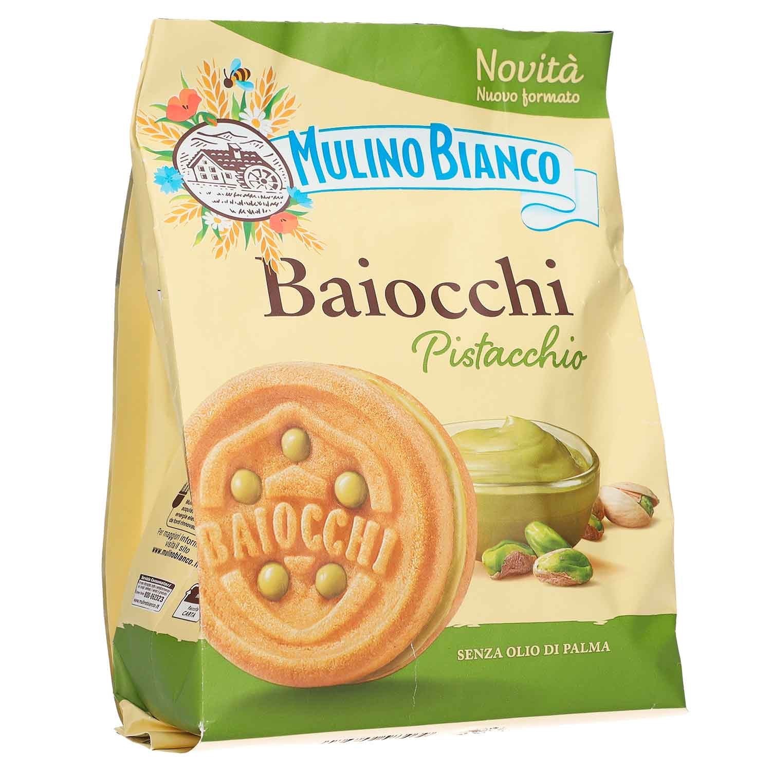 Mulino Bianco PISTACHIO COOKIES (Baiocchi) 240g/ 1ct. Made in Italy FREE... - $12.86