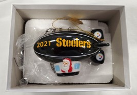 2021 Danbury Mint Pittsburgh Steelers Santa Claus Christmas Ornament w/ box - £98.05 GBP