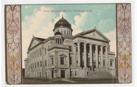 First Christian Church Oklahoma City OK 1910c postcard - £4.66 GBP