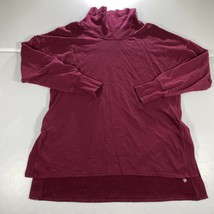 Champion Shirt Womens 2XL Maroon Sweater Turtleneck Sweatshirt - £17.77 GBP