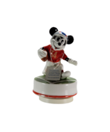 Schmid Disney Mickey Mouse Football Player Music Box Dancer Japan Hand P... - £37.92 GBP