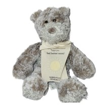 Demdaco Giving Collection Teddy Bear Handmade with Love Feel Better Gray 2021 9&quot; - £7.97 GBP