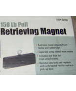 150 PoUnD Capacity BiG Strong Retrieving MAGNET 6&quot; Pull Pick uP drag &amp; r... - $75.40 CAD