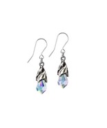Alchemy Gothic E437C Empyrean Tear Earrings (Crystal) Goddess Dropper - $49.03 CAD