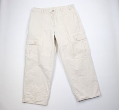 Vintage 90s Levis Silvertab Mens XL Baggy Fit Ripstop Wide Leg Cargo Pan... - $98.95