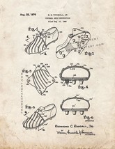Football Shoe Construction Patent Print - Old Look - $7.95+