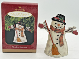 Hallmark Meadow Snowman Keepsake Ornament 1997 U111 - £11.19 GBP