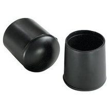 Furniture Leg Tip, Black Vinyl, 1/2-In., 4-Pk. - $315.48 MXN