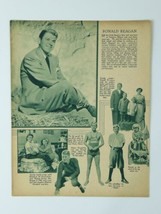 Ronald Reagan Emlyn Williams Vtg Article Featuring Family and Jane Wyman... - £3.90 GBP