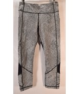 Lululemon Womens Pace Rival Crop Power Luxtreme Spray Jacquard Gray - $54.27 CAD