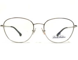 Brooks Brothers Eyeglasses Frames BB1026 1558 Silver Round Wire Rim 52-17-140 - $65.03