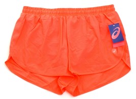 Asics Fiery Coral Brief Lined Split Running Shorts Men&#39;s NWT - £39.33 GBP