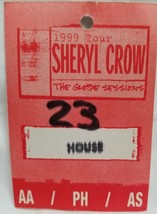 Sheryl Crow - Vintage 1999 Tour Original Concert Tour Cloth Backstage Pass - £7.47 GBP