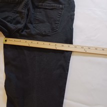 LEI 3-Button High Waist Junior Gilrs Black Denim Jeans Tapered Legs Size 15 image 6