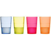 Set of 12 1.5 oz Mixed Neon Hard Plastic Shooter Glasses - $8.24