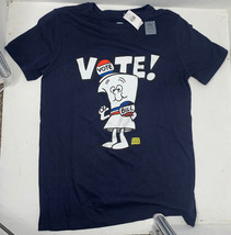 Old Navy NWT kids Blue size L School House Rock vote T-shirt D2 - $14.25