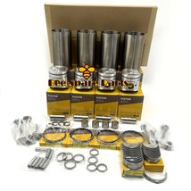 New 4BC2 Overhaul Kit With Full Gasket Set Piston Ring Liner For Isuzu - £466.56 GBP