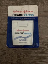 1995 Johnson & Johnson Reach Dental Floss WAXED New In Pk  55 Yd - $25.00