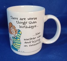 Hallmark Shoebox Greetings - There are worse things than Birthdays - Coffee Mug - £13.23 GBP