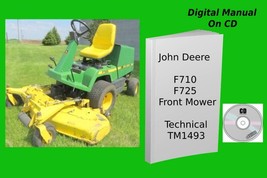 John Deere F710  F725 Front Mower Technical Manual TM1493 - £15.14 GBP+
