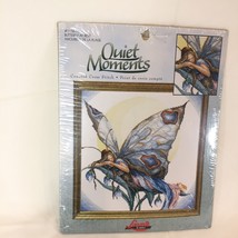 Janlynn Counted Cross Stitch Kit Butterfly At Rest 1156-11 Quiet Moments SEALED - £66.19 GBP